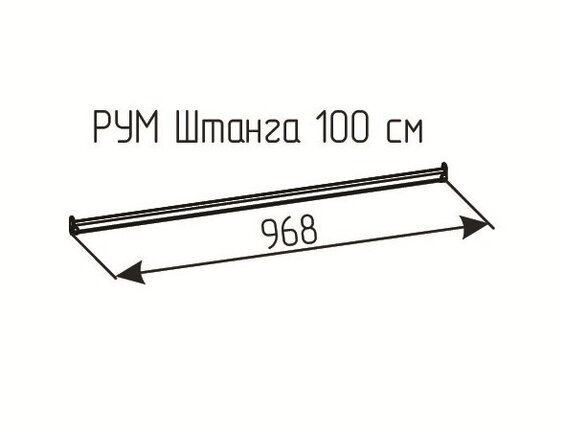 Штанга Рум 1000